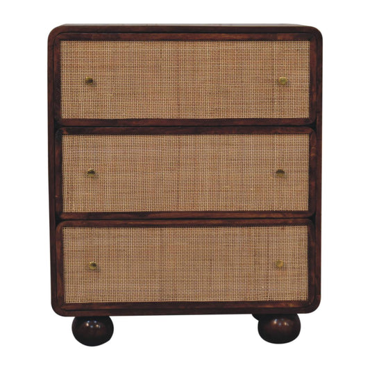 Artisan Chestnut Woven Chest - Artisan Furniture