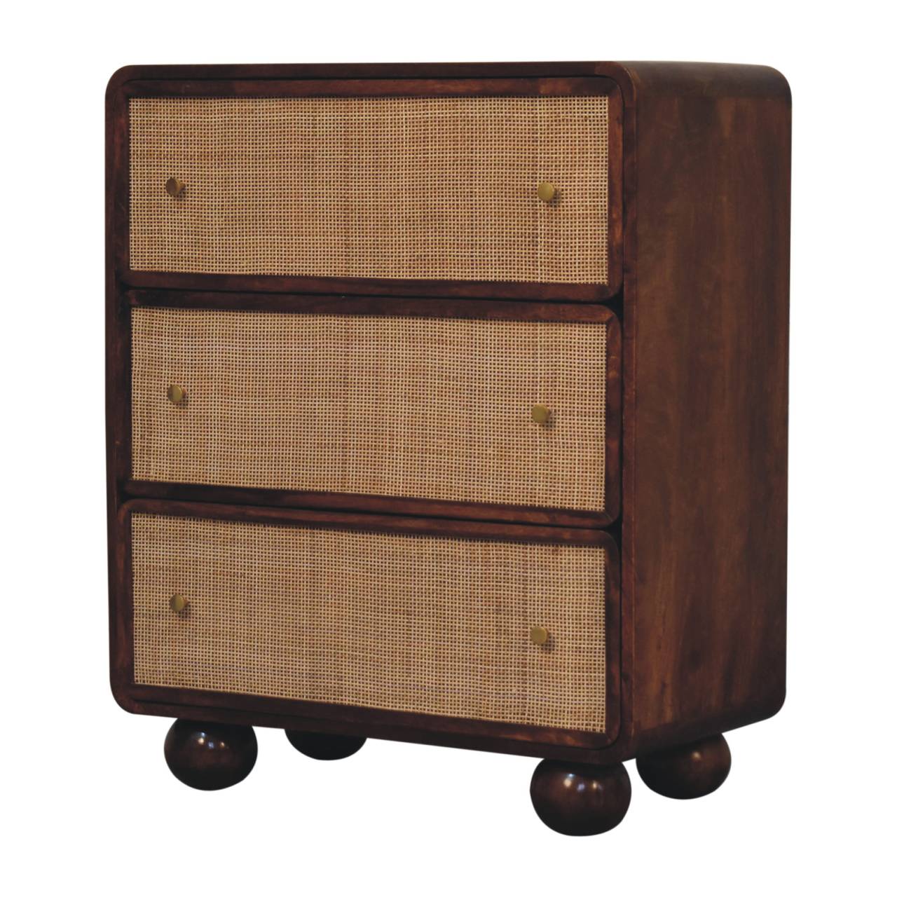 Artisan Chestnut Woven Chest - Artisan Furniture