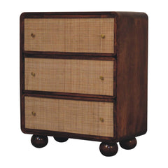 Artisan Chestnut Woven Chest - Artisan Furniture
