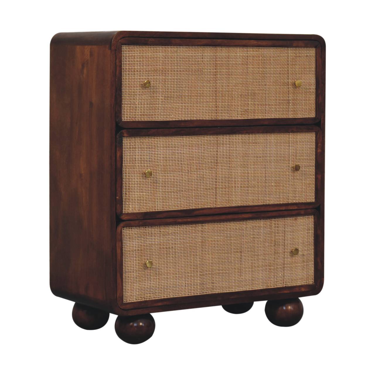 Artisan Chestnut Woven Chest - Artisan Furniture