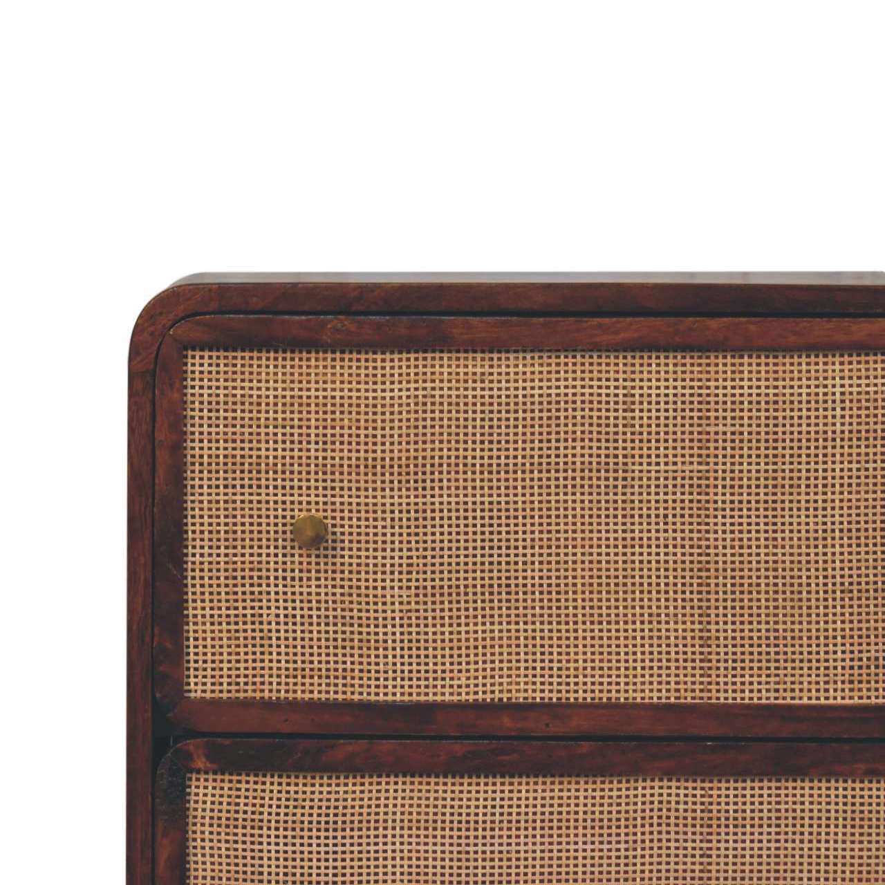 Artisan Chestnut Woven Chest - Artisan Furniture