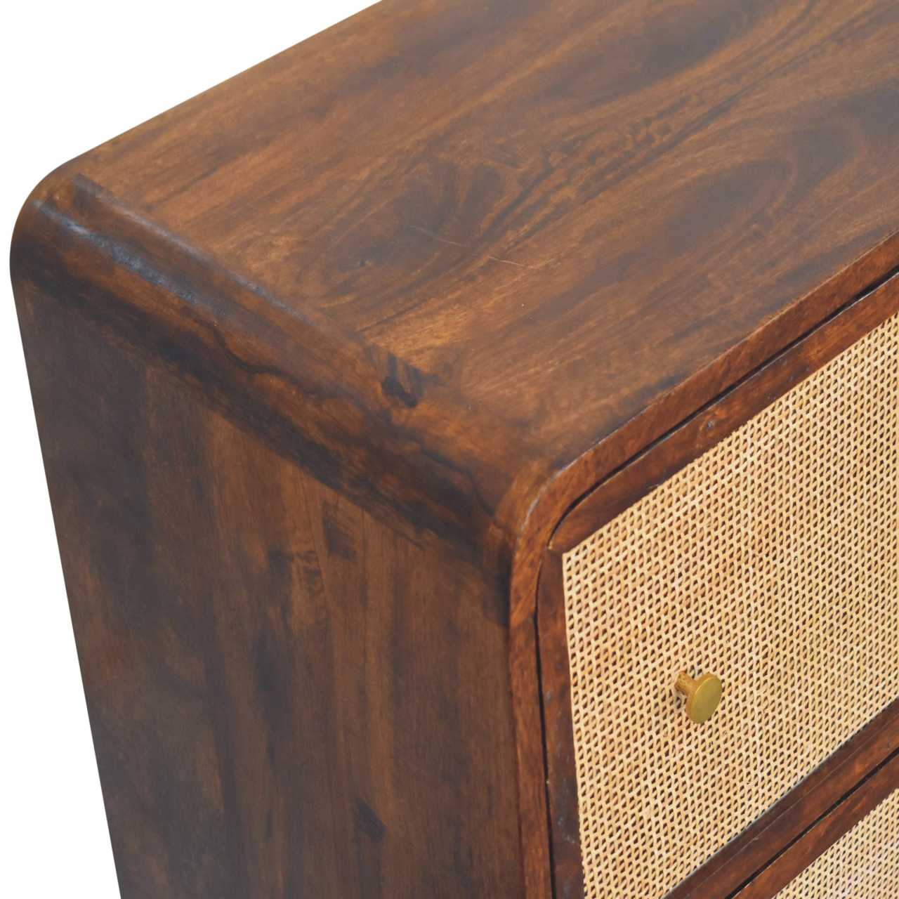 Artisan Chestnut Woven Chest - Artisan Furniture