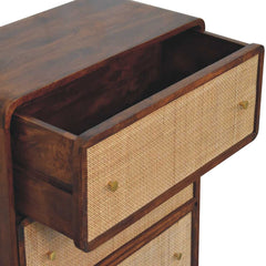 Artisan Chestnut Woven Chest - Artisan Furniture