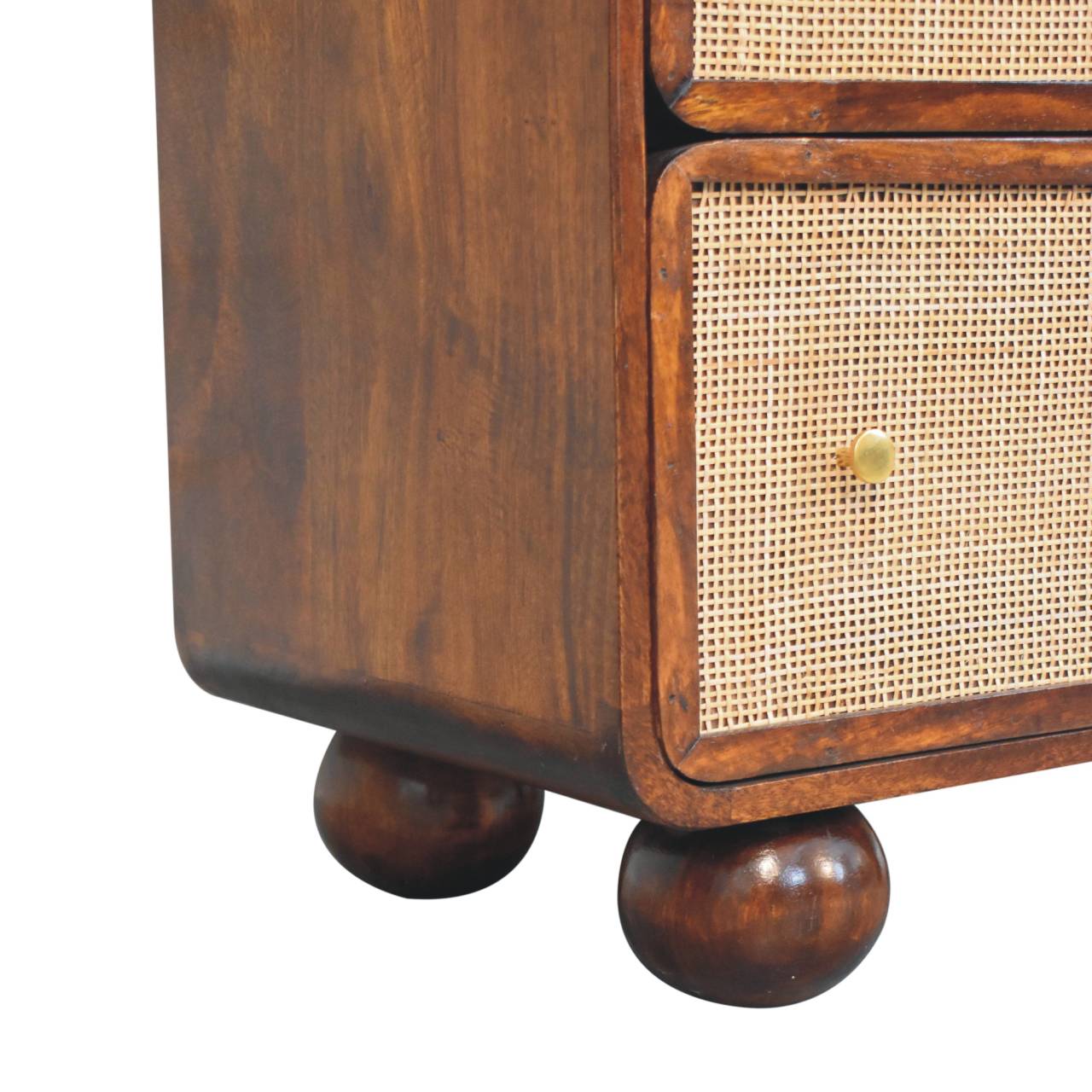 Artisan Chestnut Woven Chest - Artisan Furniture