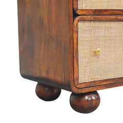 Artisan Chestnut Woven Chest - Artisan Furniture