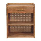 Larissa T-Bar Open Bedside - Artisan Furniture