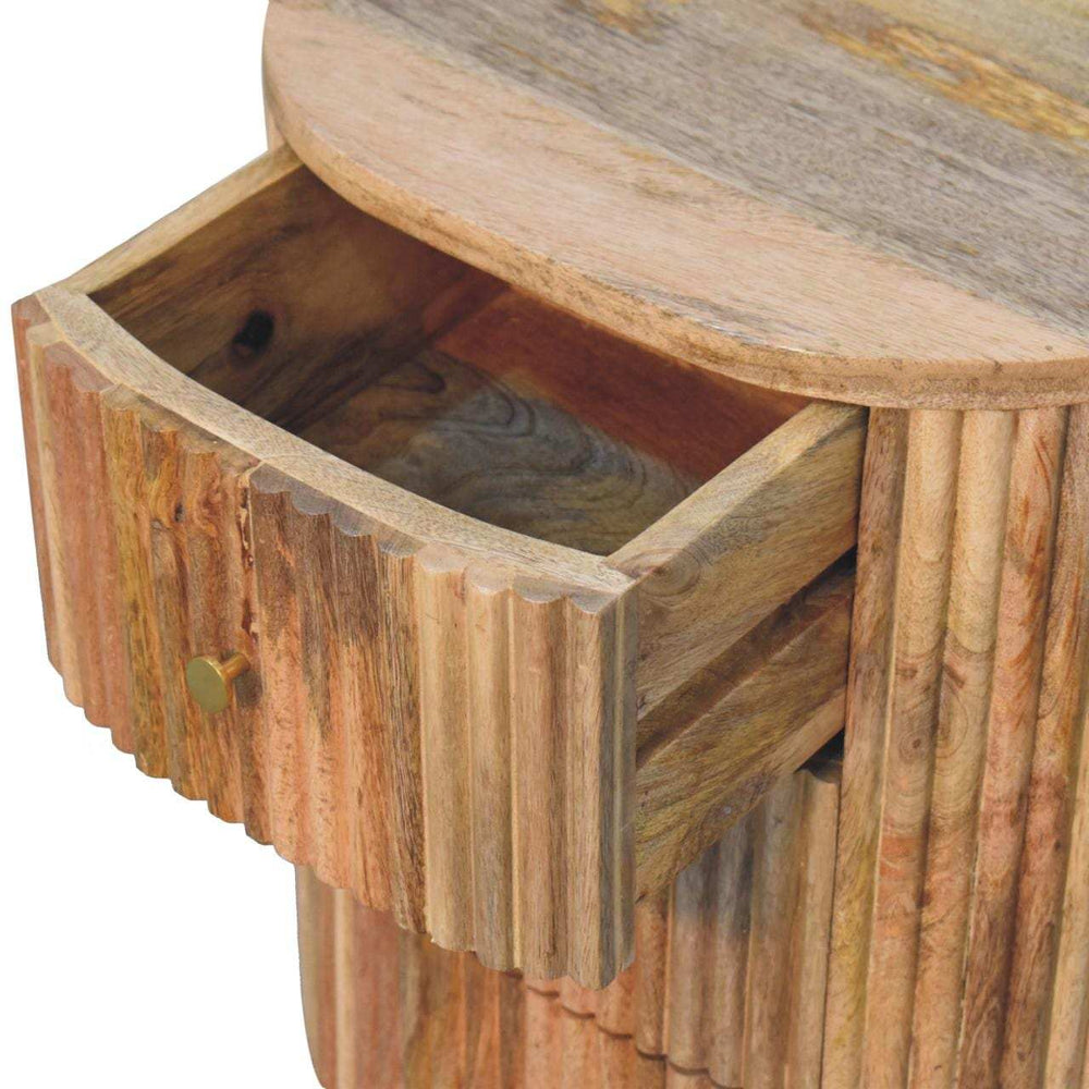 Artisan Soba Ball 3 Drawer Bedside - Artisan Furniture - Flyclothing LLC