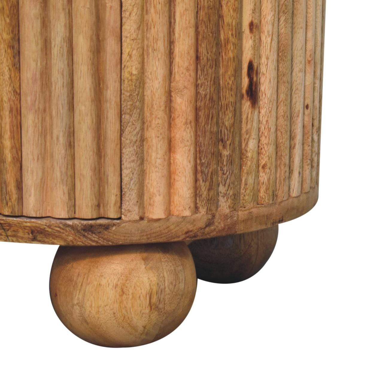 Artisan Soba Ball 3 Drawer Bedside - Artisan Furniture - Flyclothing LLC