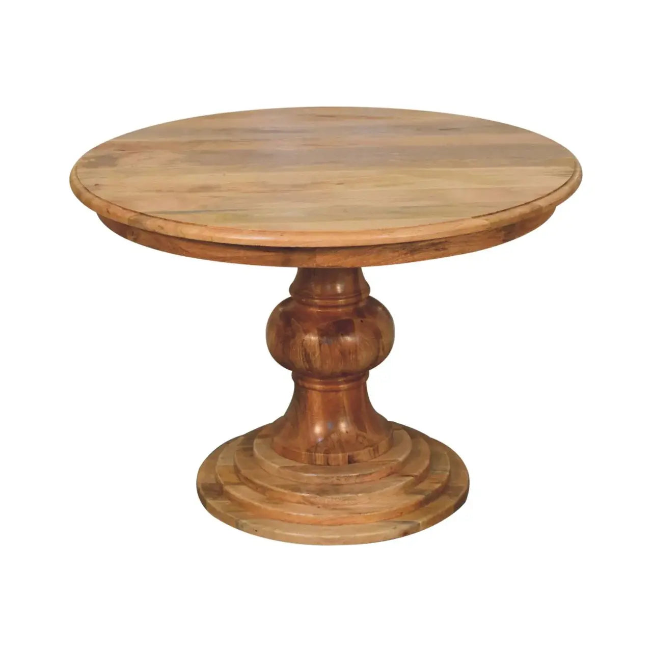 Round Turned Dining Table - Artisan Furniture - Flyclothing LLC