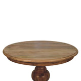 Round Turned Dining Table - Artisan Furniture - Flyclothing LLC