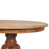 Round Turned Dining Table - Artisan Furniture - Flyclothing LLC