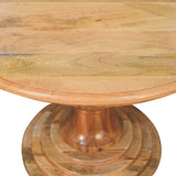 Round Turned Dining Table - Artisan Furniture - Flyclothing LLC
