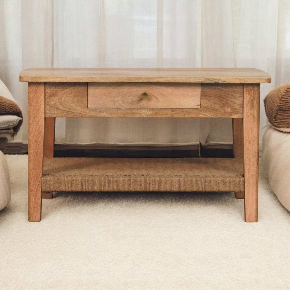 Artisan Rope 1 Drawer Coffee Table - Artisan Furniture - Flyclothing LLC