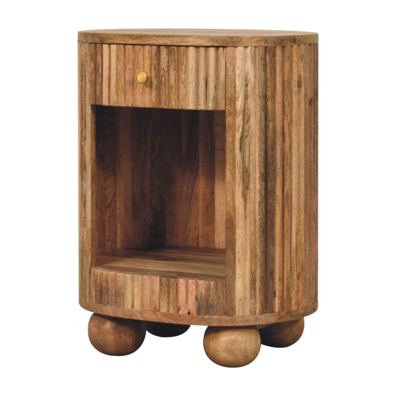 Artisan Soba Ball Open Slot Bedside - Artisan Furniture