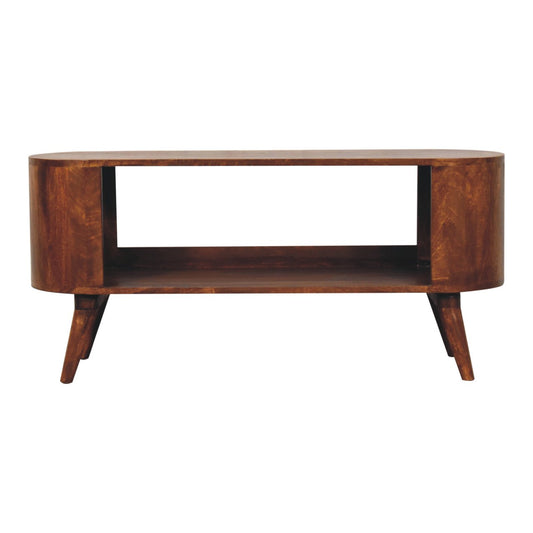 Artisan Soba Chestnut Shoe Cabinet
