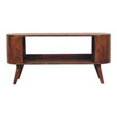Artisan Soba Chestnut Shoe Cabinet