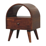 Chestnut Dome Bedside - Artisan Furniture - Flyclothing LLC