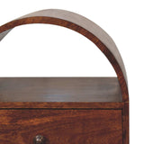 Chestnut Dome Bedside - Artisan Furniture - Flyclothing LLC