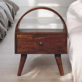 Chestnut Dome Bedside - Artisan Furniture - Flyclothing LLC