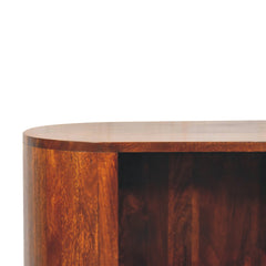 Artisan T-bar Cortez Chestnut Open Slot Cabinet