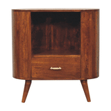Artisan T-bar Cortez Chestnut Open Slot Cabinet - Artisan Furniture - Flyclothing LLC