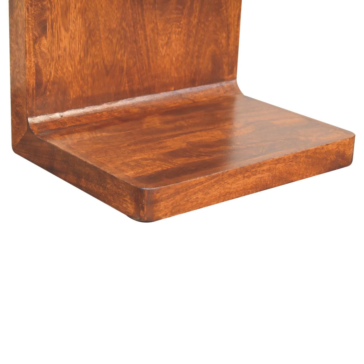 Artisan Chestnut T-Bar Rounded Bedside - Artisan Furniture