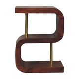 Artisan S-curve Brass Bedside - Artisan Furniture - Flyclothing LLC