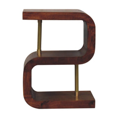 Artisan S-curve Brass Bedside - Artisan Furniture