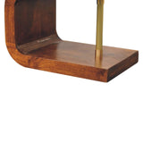 Artisan S-curve Brass Bedside - Artisan Furniture - Flyclothing LLC