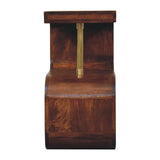 Artisan S-curve Brass Bedside - Artisan Furniture - Flyclothing LLC