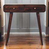 Artisan Furniture California Walnut Curved Hallway Table - Artisan Furniture - Flyclothing LLC