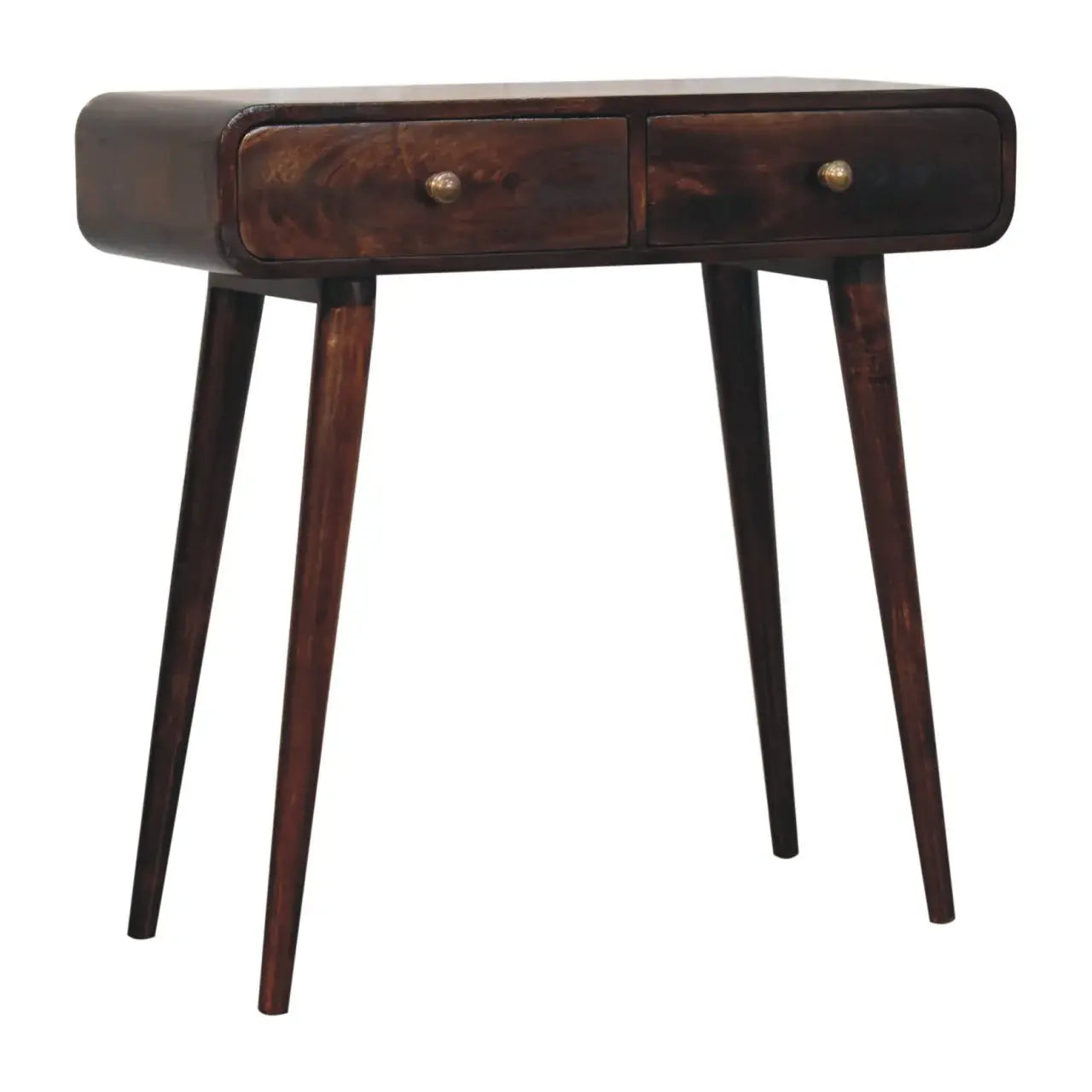 Artisan Furniture California Walnut Curved Hallway Table - Artisan Furniture - Flyclothing LLC