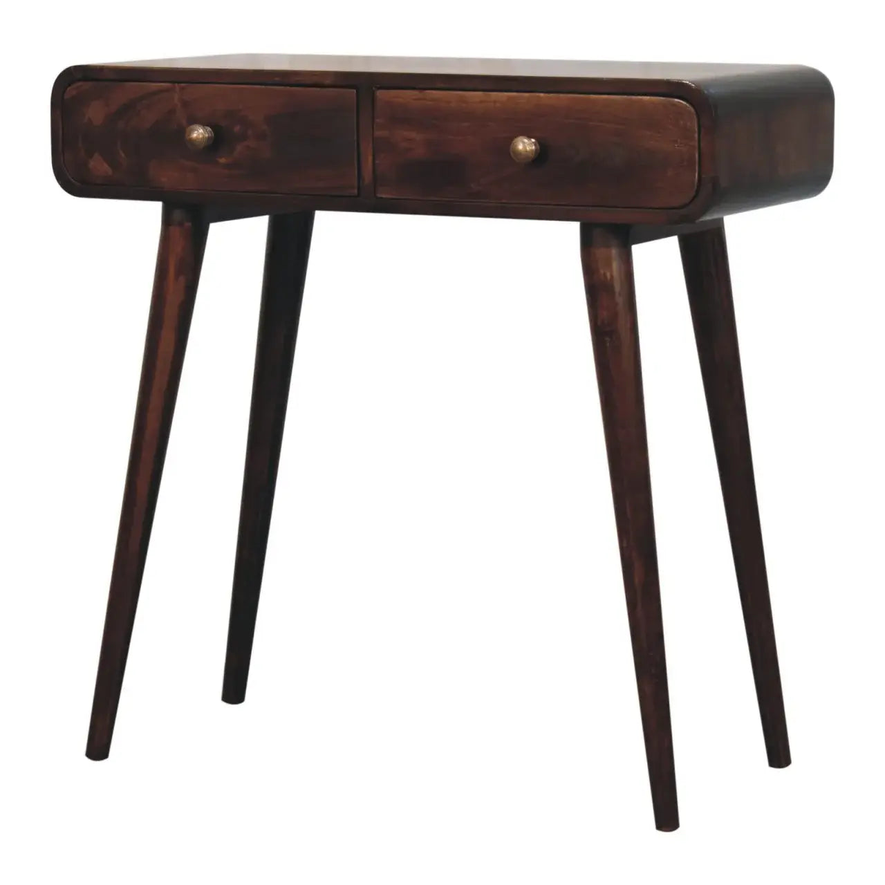 Artisan Furniture California Walnut Curved Hallway Table - Artisan Furniture - Flyclothing LLC