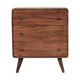 Artisan Furniture Curved Honey Caramel Chest - Artisan Furniture - Flyclothing LLC