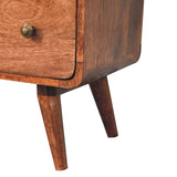 Artisan Furniture Curved Honey Caramel Chest - Artisan Furniture - Flyclothing LLC