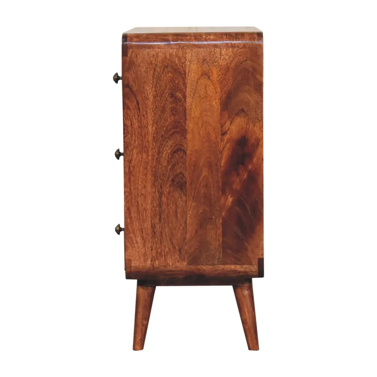 Artisan Furniture Curved Honey Caramel Chest - Artisan Furniture - Flyclothing LLC