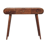Artisan Furniture Honey Caramel Round Dressing Table - Artisan Furniture - Flyclothing LLC