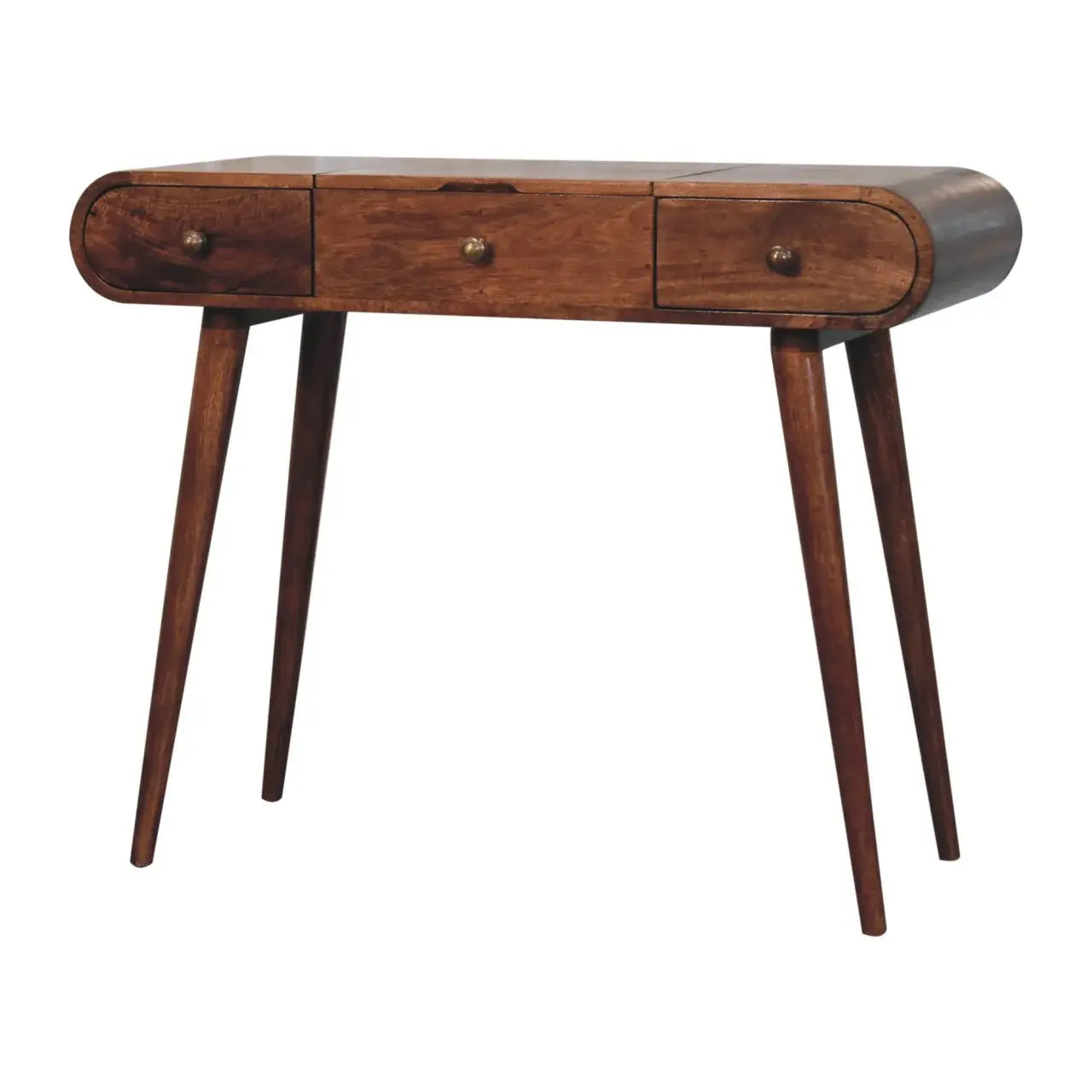 Artisan Furniture Honey Caramel Round Dressing Table - Artisan Furniture - Flyclothing LLC
