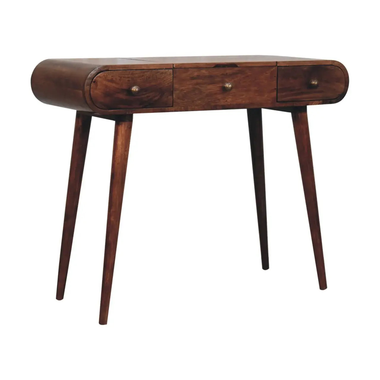 Artisan Furniture Honey Caramel Round Dressing Table - Artisan Furniture - Flyclothing LLC