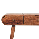 Artisan Furniture Honey Caramel Round Dressing Table - Artisan Furniture - Flyclothing LLC