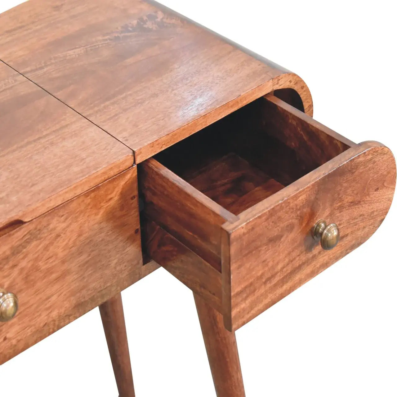 Artisan Furniture Honey Caramel Round Dressing Table - Artisan Furniture - Flyclothing LLC