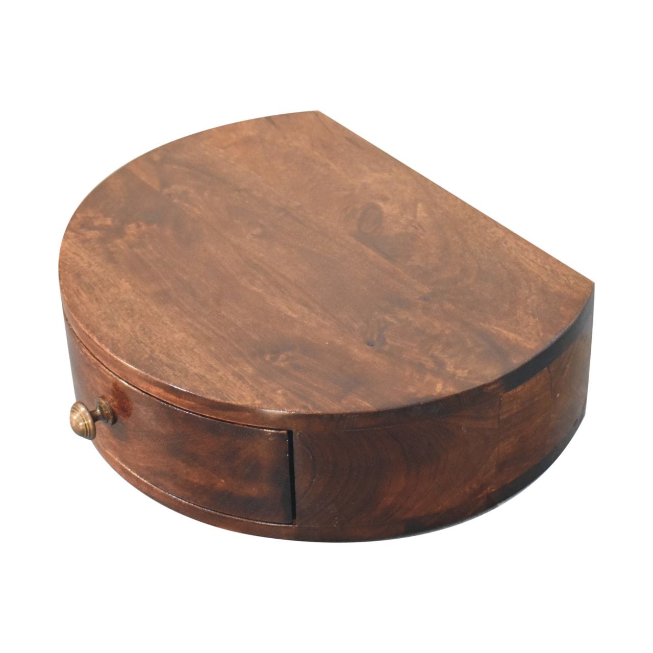 Artisan Furniture California Walnut Wall Mounted Rounded Bedside