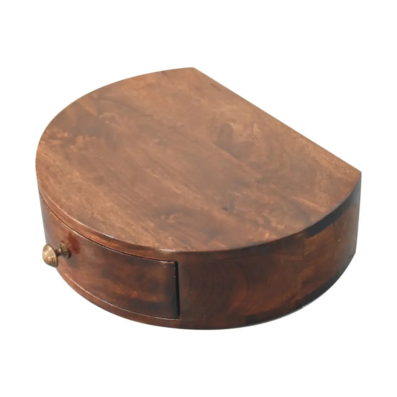 Artisan Furniture California Walnut Wall Mounted Rounded Bedside - Artisan Furniture - Flyclothing LLC