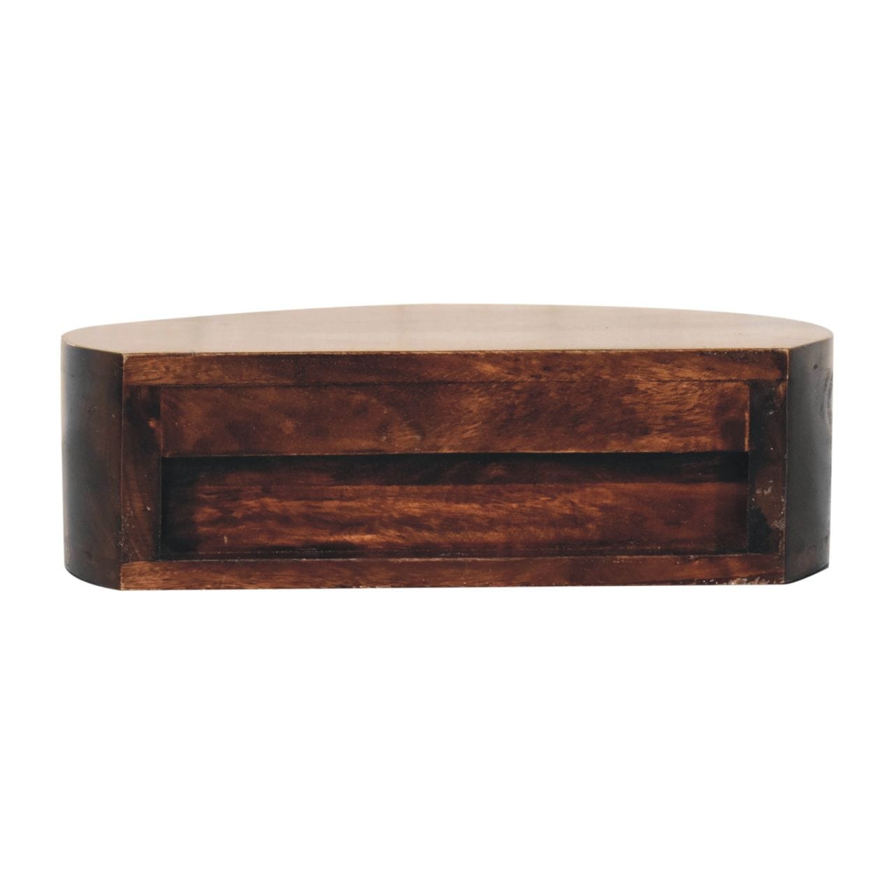 Artisan Furniture California Walnut Wall Mounted Rounded Bedside
