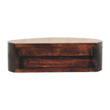 Artisan Furniture California Walnut Wall Mounted Rounded Bedside - Artisan Furniture - Flyclothing LLC