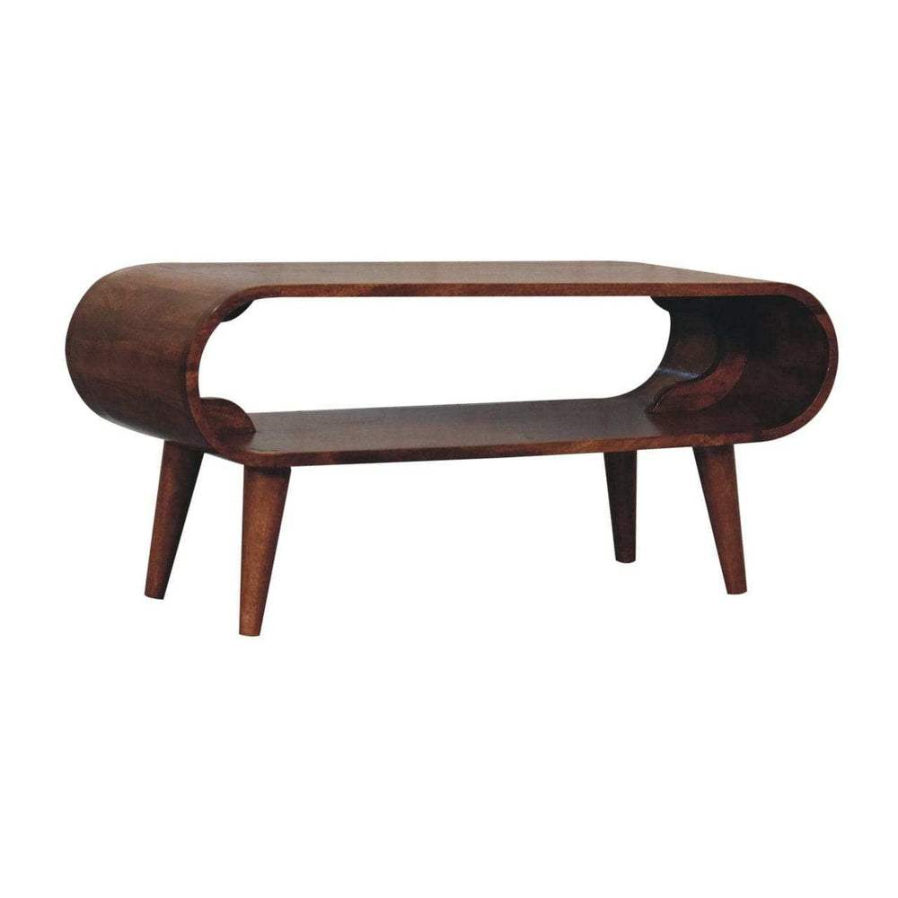 Artisan Furniture Amaya Nordic Style Honey Caramel Coffee Table - Artisan Furniture - Flyclothing LLC