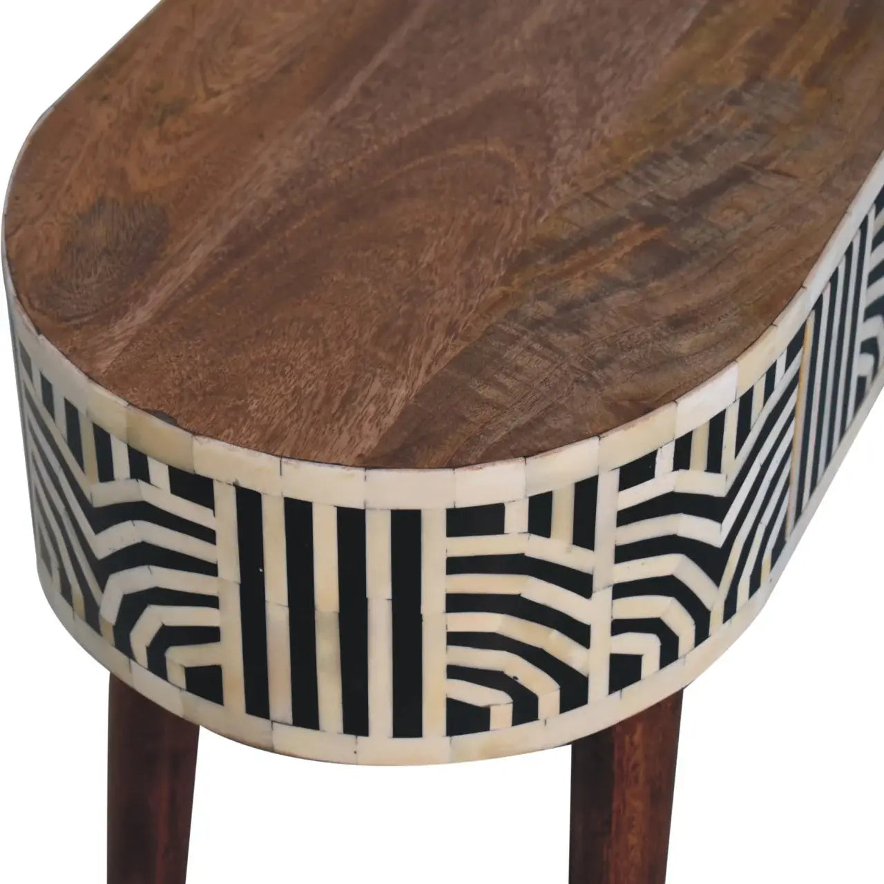 Honey Caramel Edessa Bone Inlay Console Table - Artisan Furniture - Flyclothing LLC