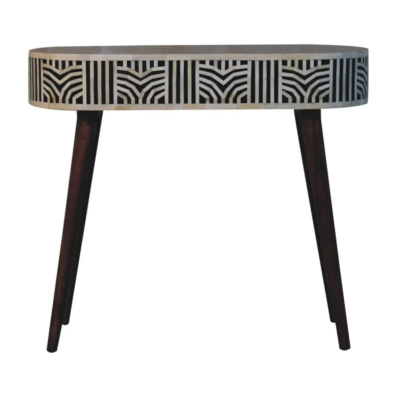 Honey Caramel Edessa Bone Inlay Console Table - Artisan Furniture - Flyclothing LLC