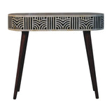 Honey Caramel Edessa Bone Inlay Console Table - Artisan Furniture - Flyclothing LLC