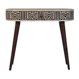 Honey Caramel Edessa Bone Inlay Console Table - Artisan Furniture - Flyclothing LLC